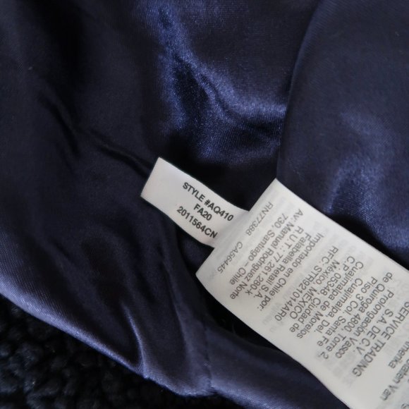 J CREW Ariana Colorblock Sherpa Teddy Coat striped - Picture 6 of 7